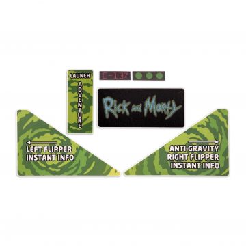 Rick & Morty Upgraded Apron and Portal Gun Decal Set